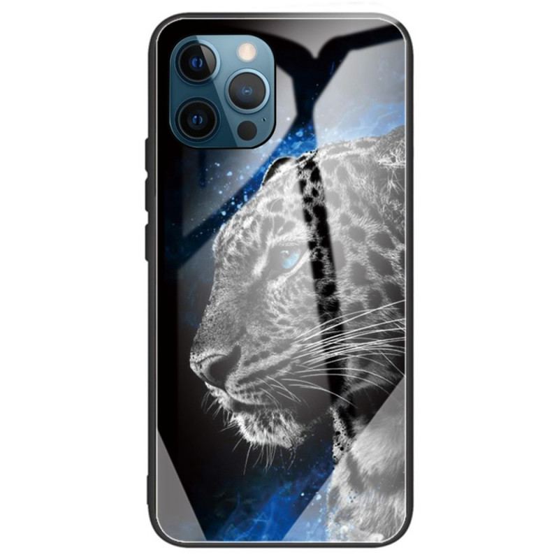 Capa De Celular Para iPhone 14 Pro Max Vidro Temperado Tigre