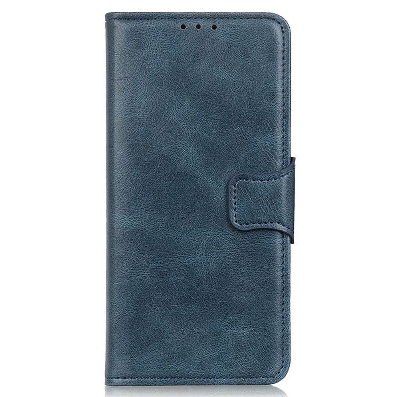 Capa Folio Para iPhone 14 Pro Max Fecho De Couro Estilo Reversível