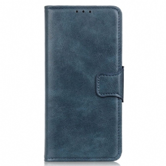 Capa Folio Para iPhone 14 Pro Max Fecho De Couro Estilo Reversível