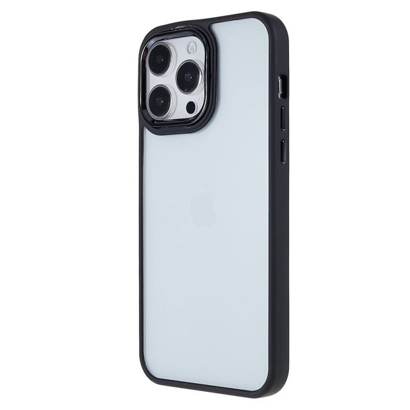 Capa Para iPhone 14 Pro Max Bordas Coloridas Transparentes