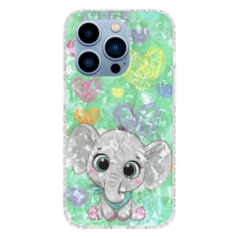 Capa Para iPhone 14 Pro Max Elefante Estiloso