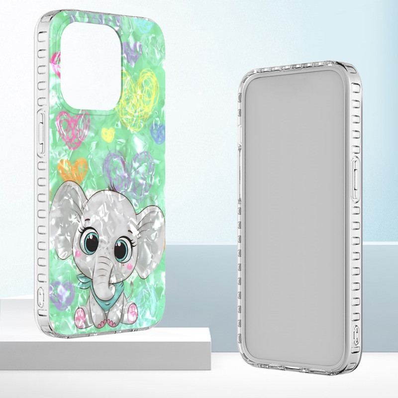 Capa Para iPhone 14 Pro Max Elefante Estiloso