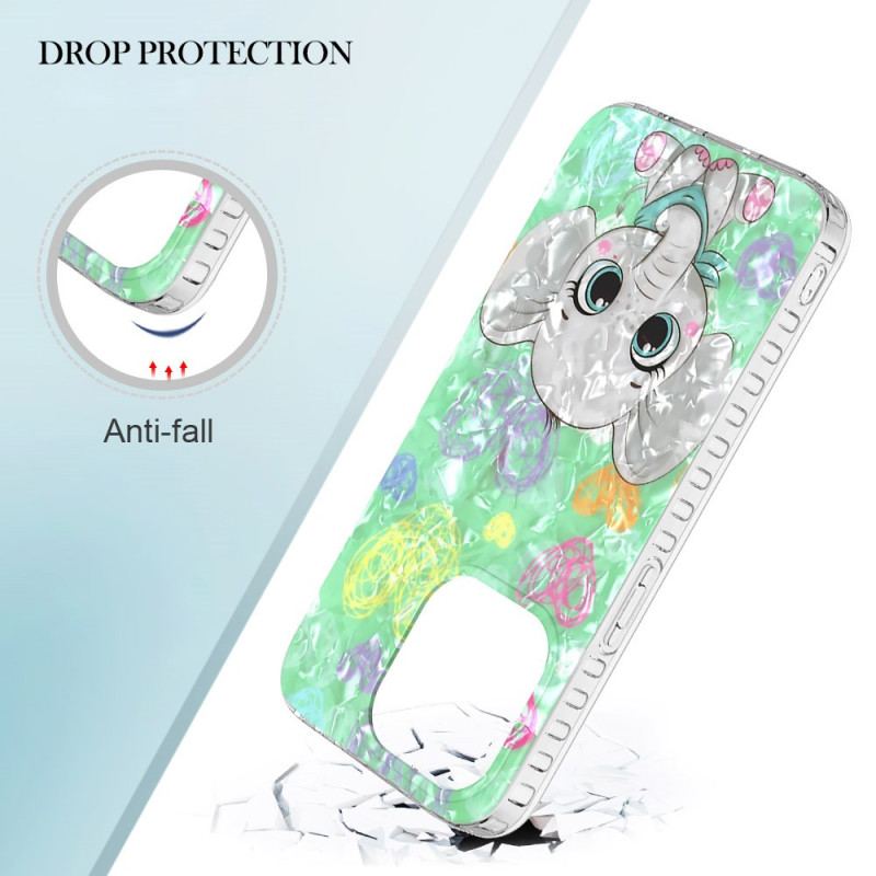 Capa Para iPhone 14 Pro Max Elefante Estiloso