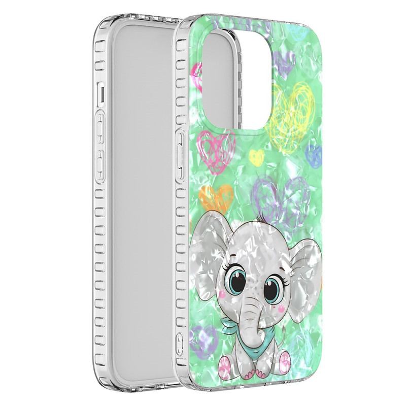 Capa Para iPhone 14 Pro Max Elefante Estiloso