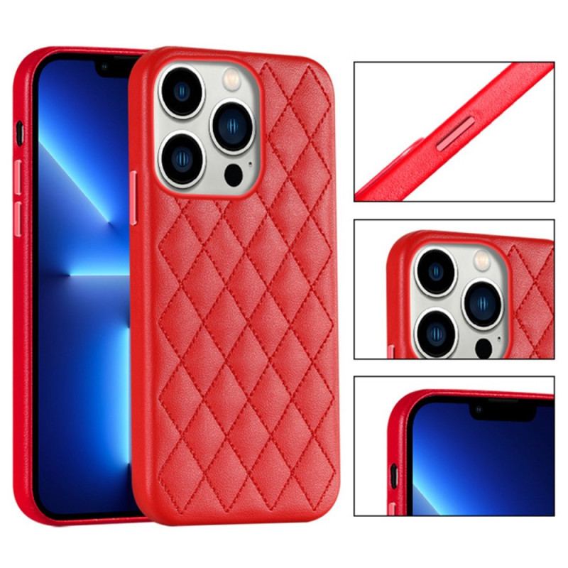 Capa Para iPhone 14 Pro Max Estilo Acolchoado Compatível Com Magsafe