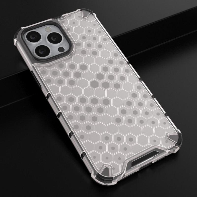 Capa Para iPhone 14 Pro Max Estilo Favo De Mel