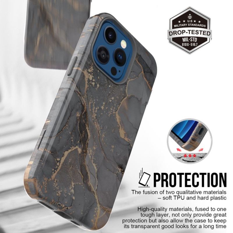 Capa Para iPhone 14 Pro Max Mármore Luxuoso