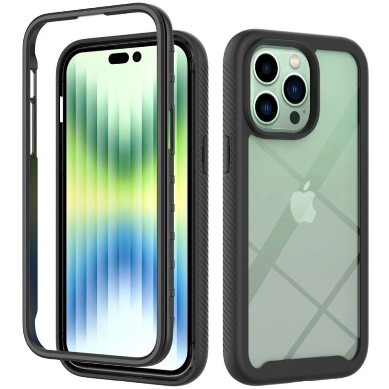 Capa Para iPhone 14 Pro Max Pára-choques De Estrutura Híbrida