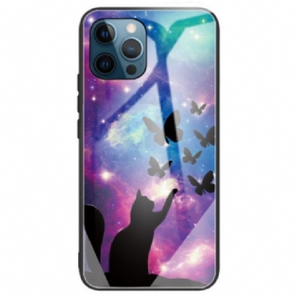 Capa Para iPhone 14 Pro Max Vidro Temperado Star Cat