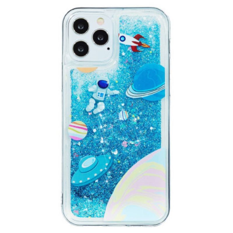 Capa De Celular Para iPhone 15 Pro Brilho Espacial