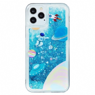 Capa De Celular Para iPhone 15 Pro Brilho Espacial