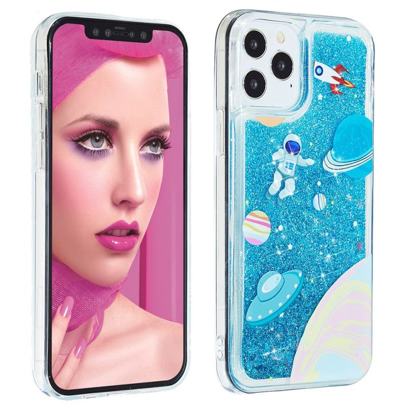 Capa De Celular Para iPhone 15 Pro Brilho Espacial