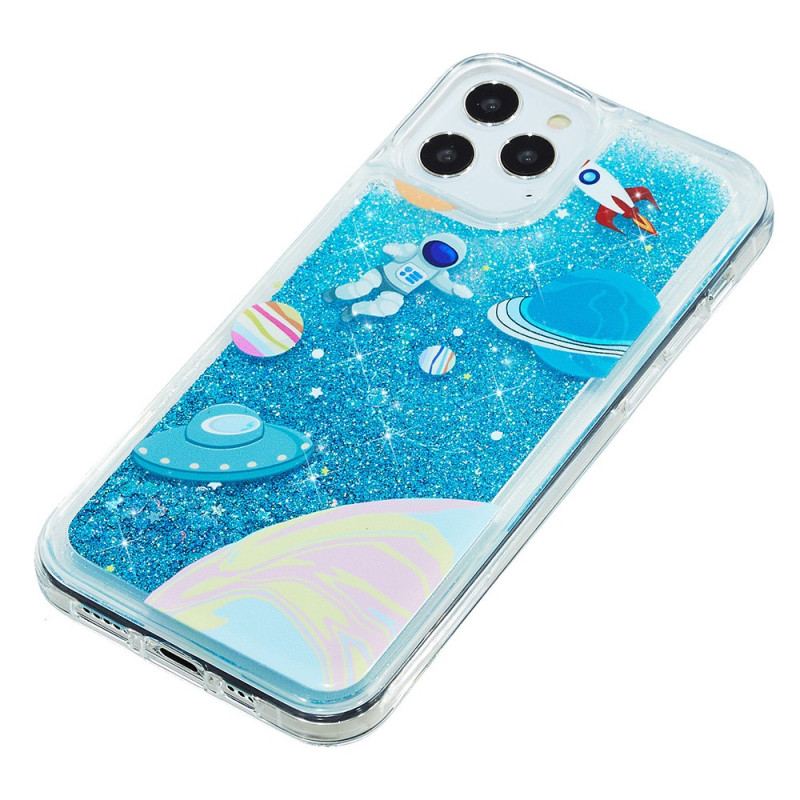 Capa De Celular Para iPhone 15 Pro Brilho Espacial