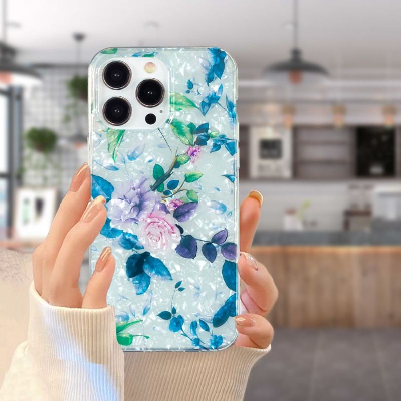 Capa Para iPhone 15 Pro Floral