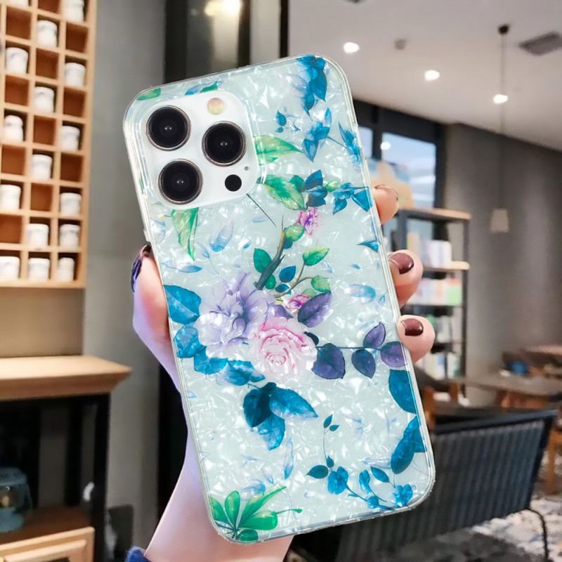 Capa Para iPhone 15 Pro Floral