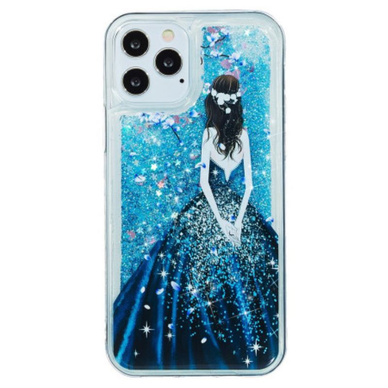 Capa Para iPhone 15 Pro Lantejoulas Da Moda