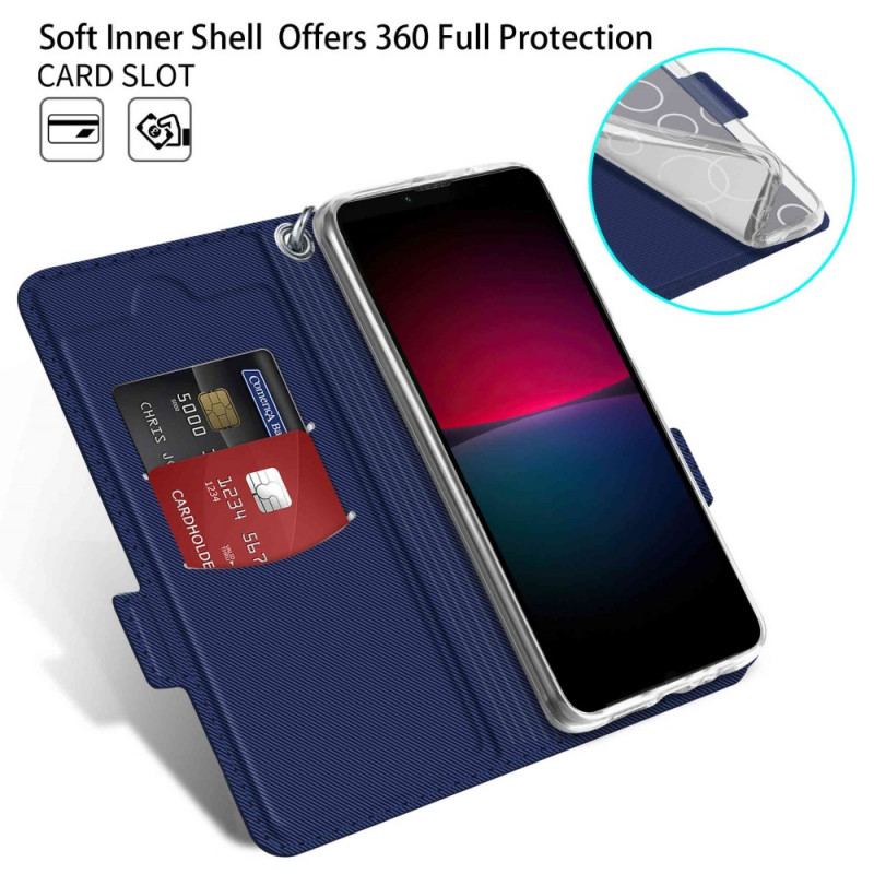 Capa De Celular Para Sony Xperia 10 IV Flip Bicolor Baiyu