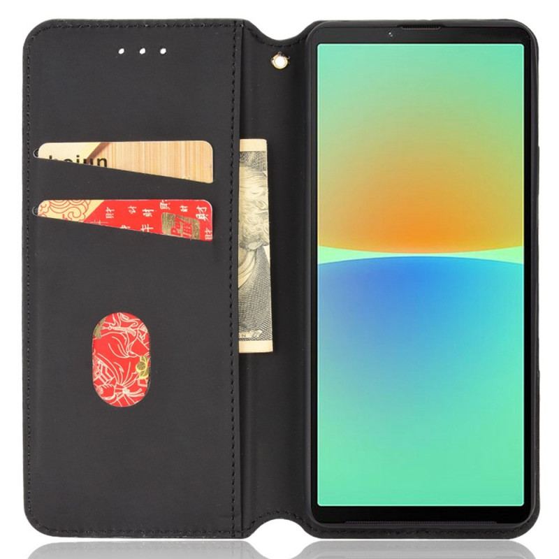 Capa De Celular Para Sony Xperia 10 IV Flip Cubos 3d