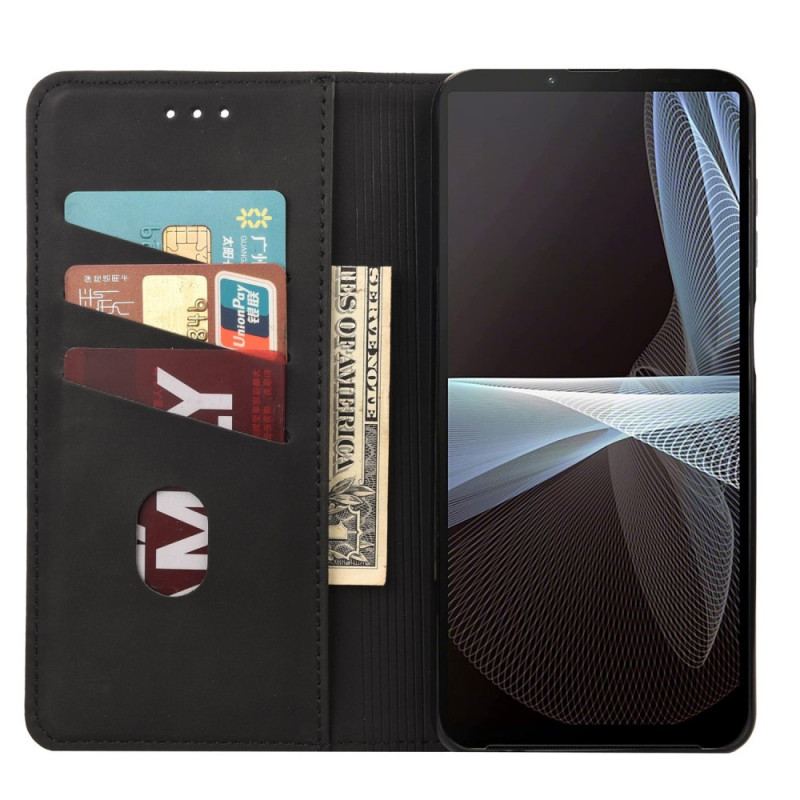 Capa De Celular Para Sony Xperia 10 IV Flip Dois Tons