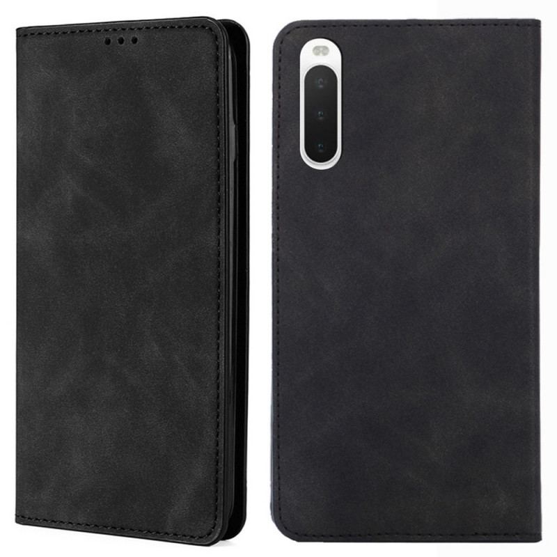 Capa De Celular Para Sony Xperia 10 IV Flip Estilo Classico