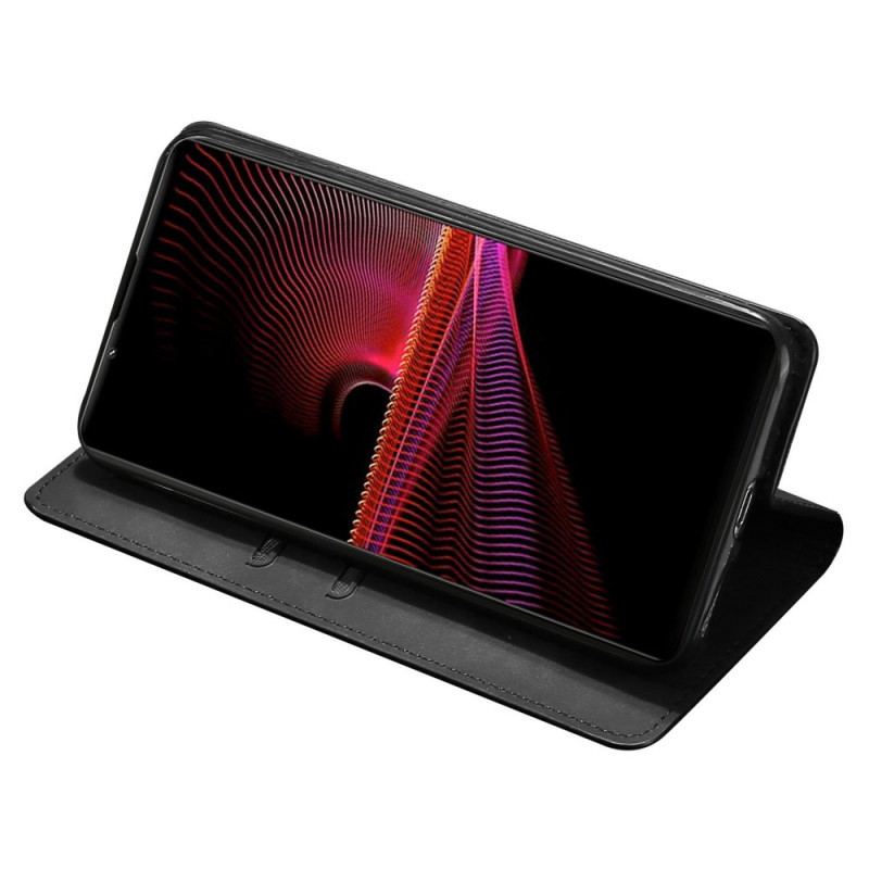 Capa De Celular Para Sony Xperia 10 IV Flip Estilo Classico