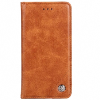 Capa De Celular Para Sony Xperia 10 IV Flip Rebite Decorativo De Couro Falso