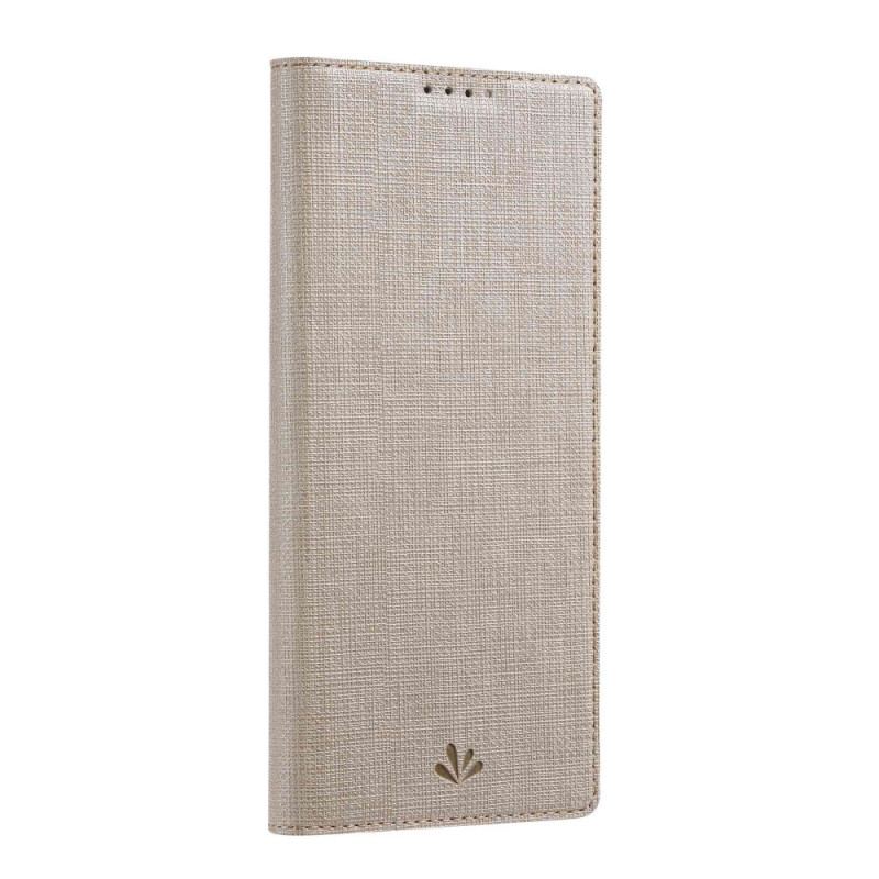 Capa De Celular Para Sony Xperia 10 IV Flip Vili Textura De Tecido