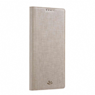 Capa De Celular Para Sony Xperia 10 IV Flip Vili Textura De Tecido