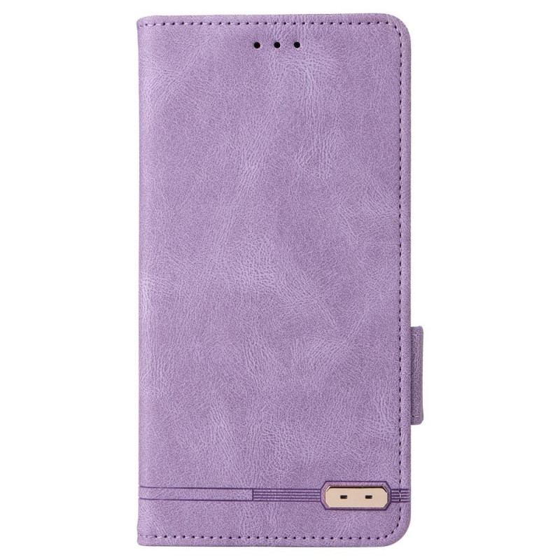 Capa De Couro Para Sony Xperia 10 IV Elegância Sutil