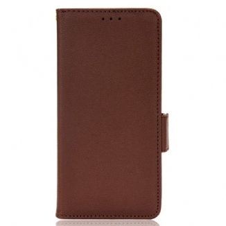 Capa De Couro Para Sony Xperia 10 IV Fecho Duplo Finesse