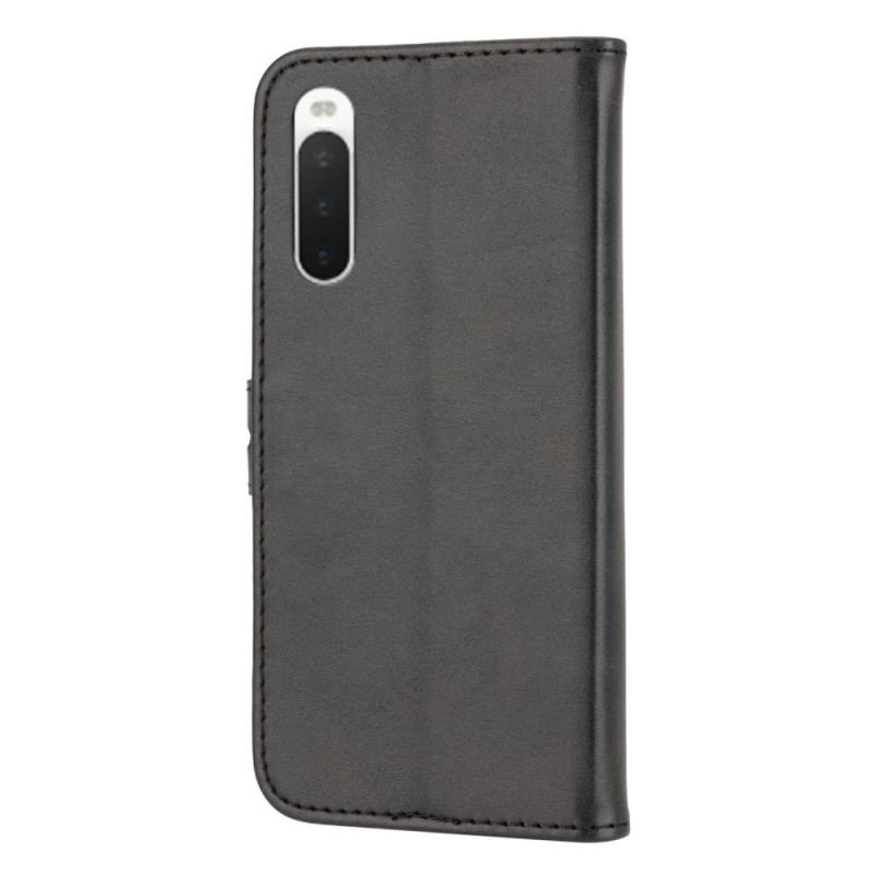 Capa De Couro Para Sony Xperia 10 IV Gatinho Pequeno