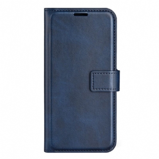 Capa Em Pele Para Sony Xperia 10 IV Efeito Couro Retrô