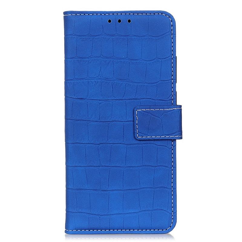 Capa Flip Para Sony Xperia 10 IV Estilo De Pele De Crocodilo