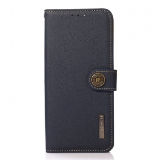 Capa Flip Para Sony Xperia 10 IV Khazneh Rfid Couro Genuíno