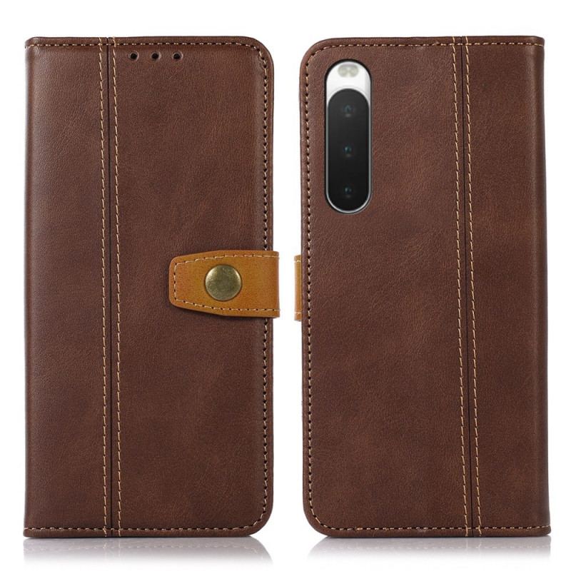 Capa Flip Para Sony Xperia 10 IV Membrana