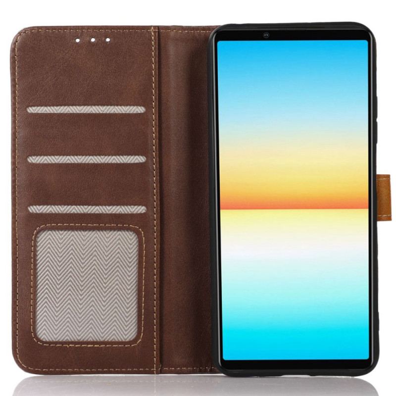 Capa Flip Para Sony Xperia 10 IV Membrana