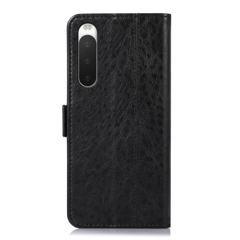 Capa Folio Para Sony Xperia 10 IV Elegância