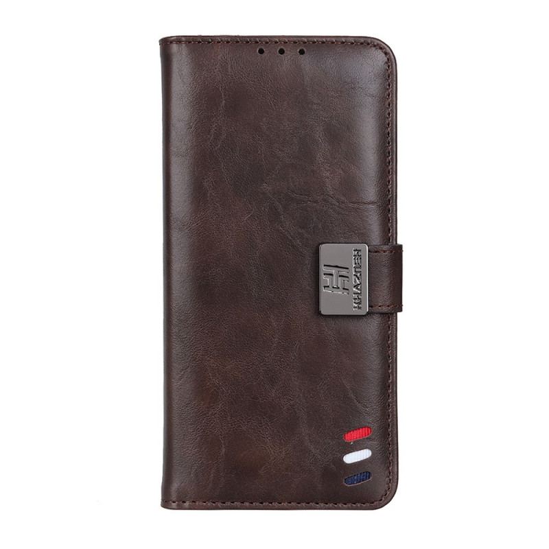 Capa Folio Para Sony Xperia 10 IV Fecho Prata Tricolor