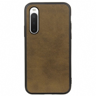 Capa Para Sony Xperia 10 IV Couro Sintético Texturizado