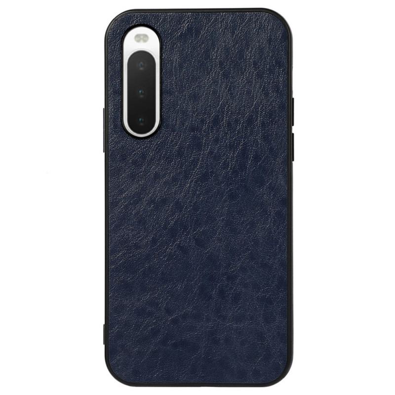 Capa Para Sony Xperia 10 IV Efeito Couro