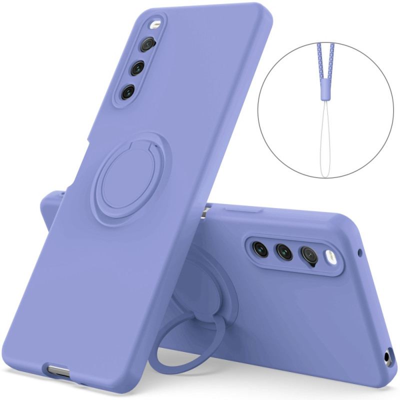 Capa Para Sony Xperia 10 IV Suporte De Anel Unido