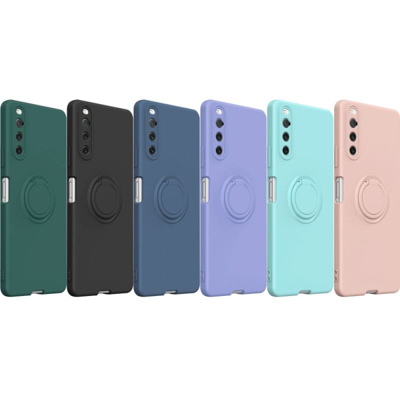 Capa Para Sony Xperia 10 IV Suporte De Anel Unido