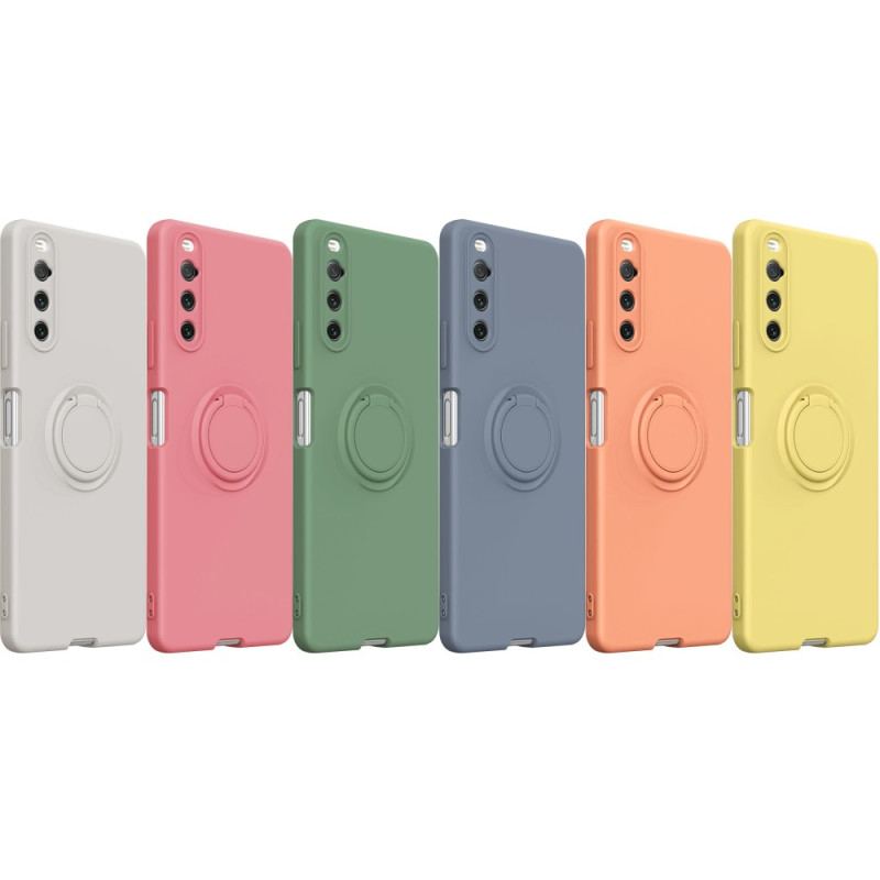 Capa Para Sony Xperia 10 IV Suporte De Anel Unido