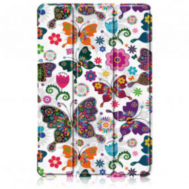 Capa De Celular Para Huawei MatePad 11 (2021) Borboletas E Flores Retrô Aprimoradas