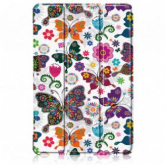 Capa De Celular Para Huawei MatePad 11 (2021) Borboletas E Flores Retrô Aprimoradas