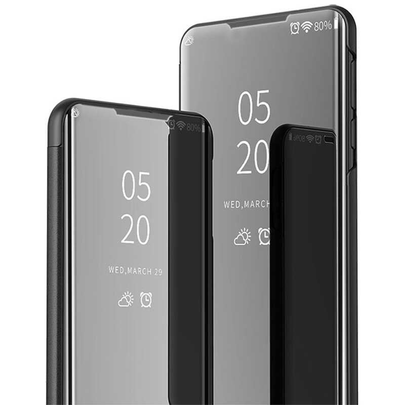 Capa De Celular Para Realme C11 Espelho E Couro Sintético