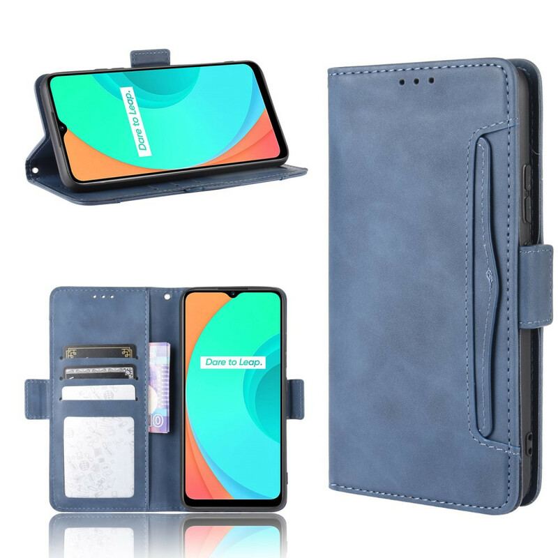 Capa Em Pele Para Realme C11 Multi-card Premier Class