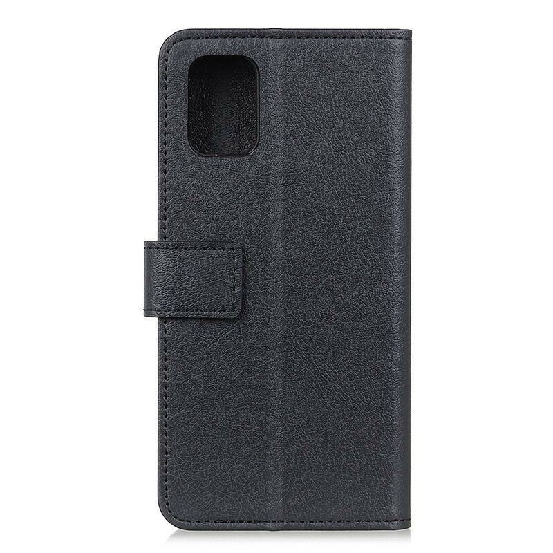 Capa Flip Para Realme C11 Efeito Couro Clássico