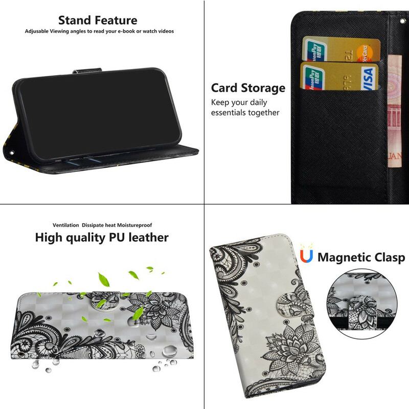 Capa Flip Para Realme C11 Totalmente Renda