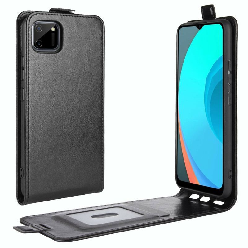 Capa Folio Para Realme C11 Flip Aba Vertical